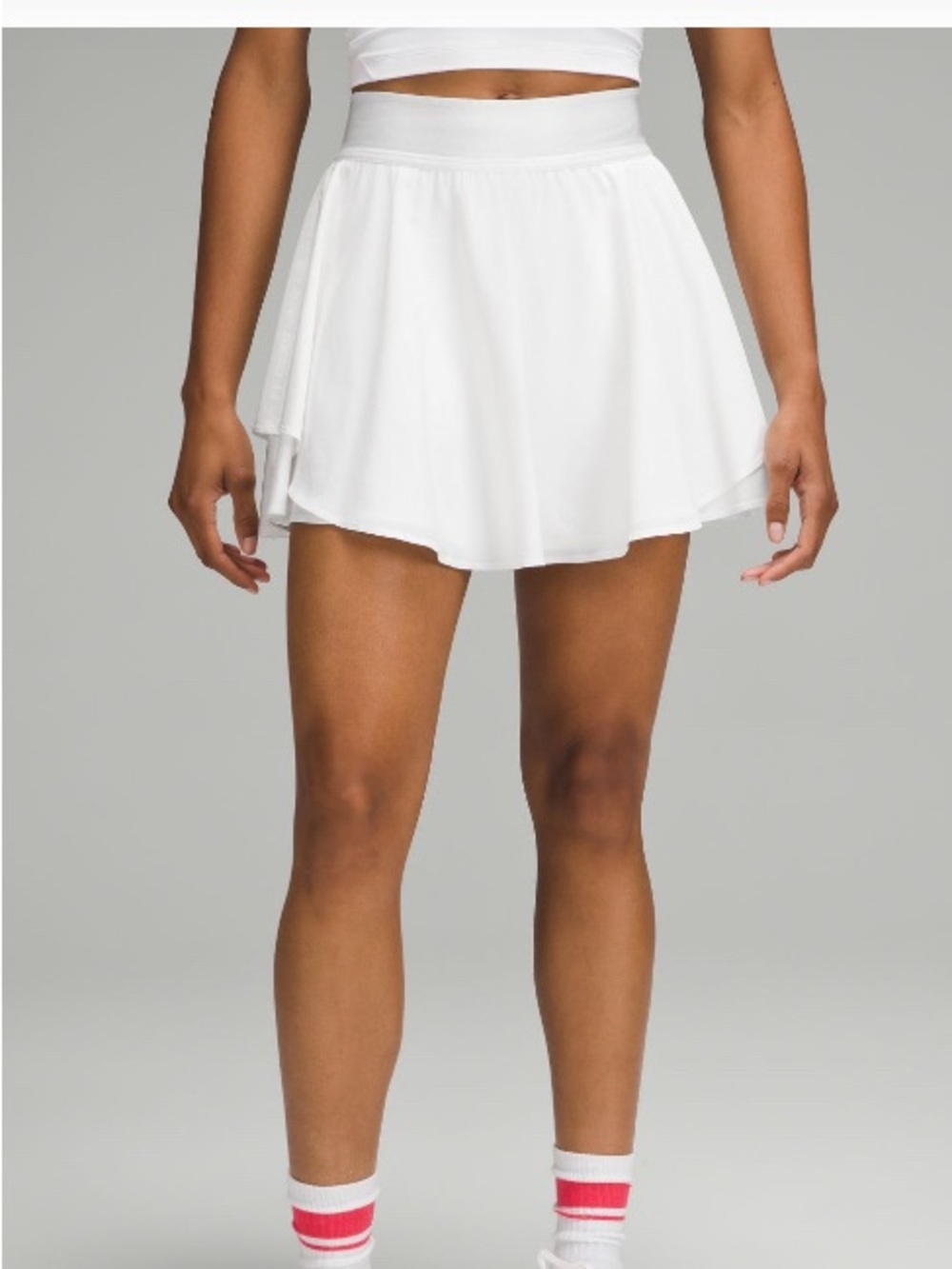 lululemon athletica White Athletic Skater Mini Skirt